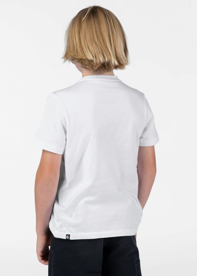 ropa Niños Ethika camiseta gráfica imperial camiseta negra blanca FD68J2008