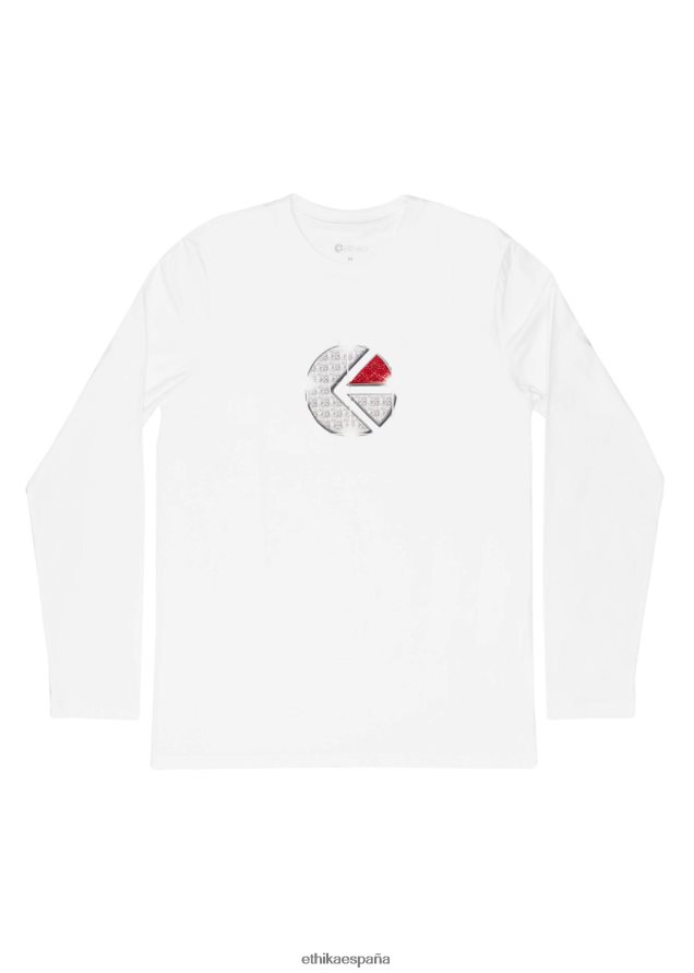 ropa Niños Ethika manga larga - camiseta gráfica familia trofeo blanco FD68J2013