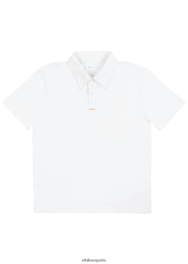 ropa Niños Ethika polo the skool boy - blanco FD68J533