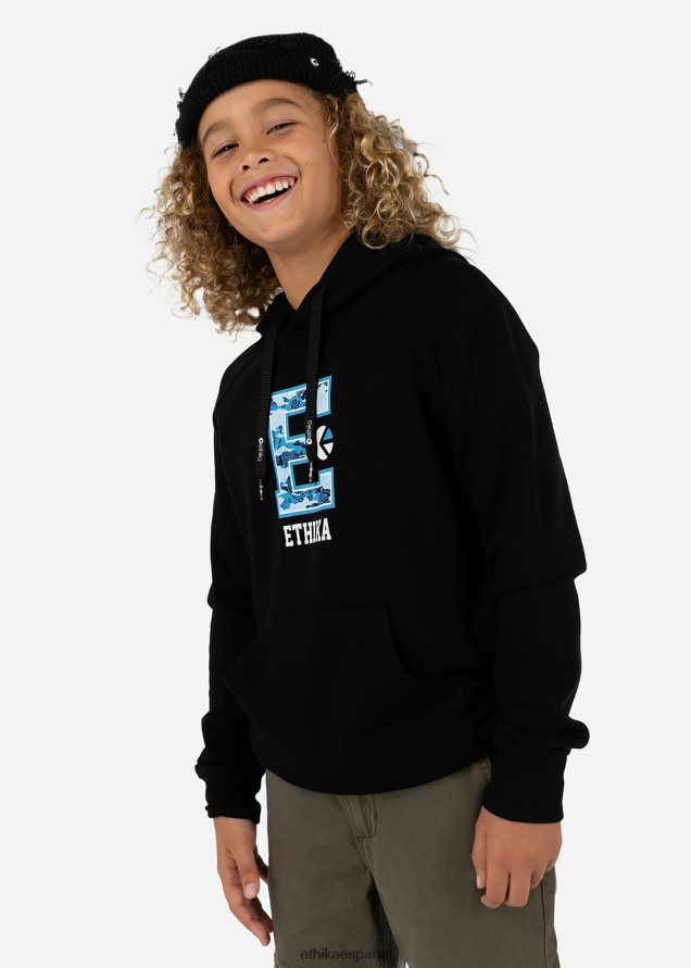 ropa Niños Ethika sudadera con capucha e bloque FD68J2017